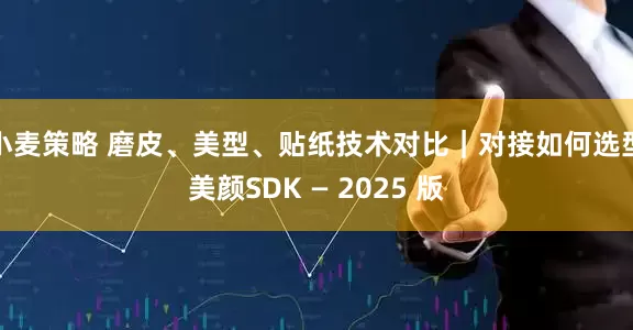 小麦策略 磨皮、美型、贴纸技术对比｜对接如何选型美颜SDK — 2025 版